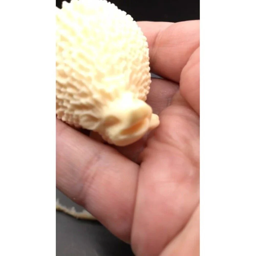 Adorable Hedgehog Carving